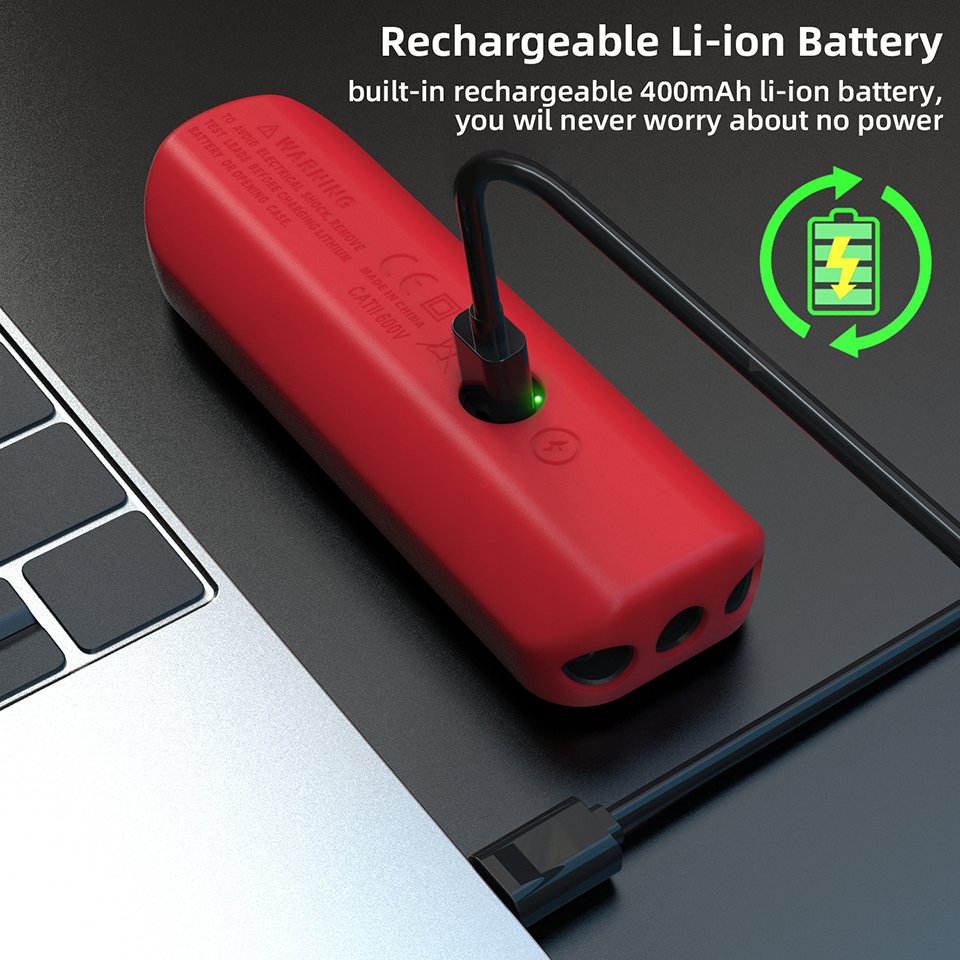 A2 USB Charge Multimeter Digital Auto Range AC DC Current Voltage Tester True RMS Capacitance Temp Ohm Diode for BSIDE A2