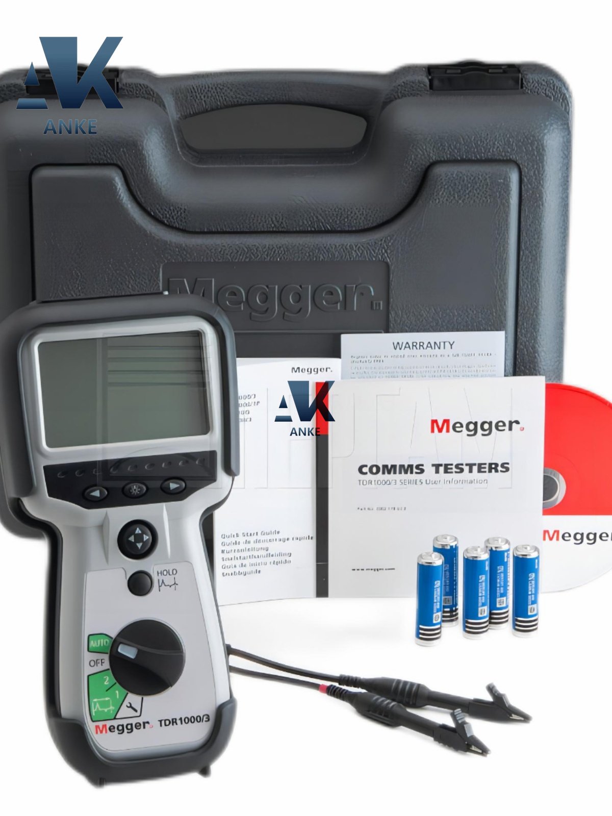 Megger TDR1000/3 single channel cable fault locator time domain reflectometer