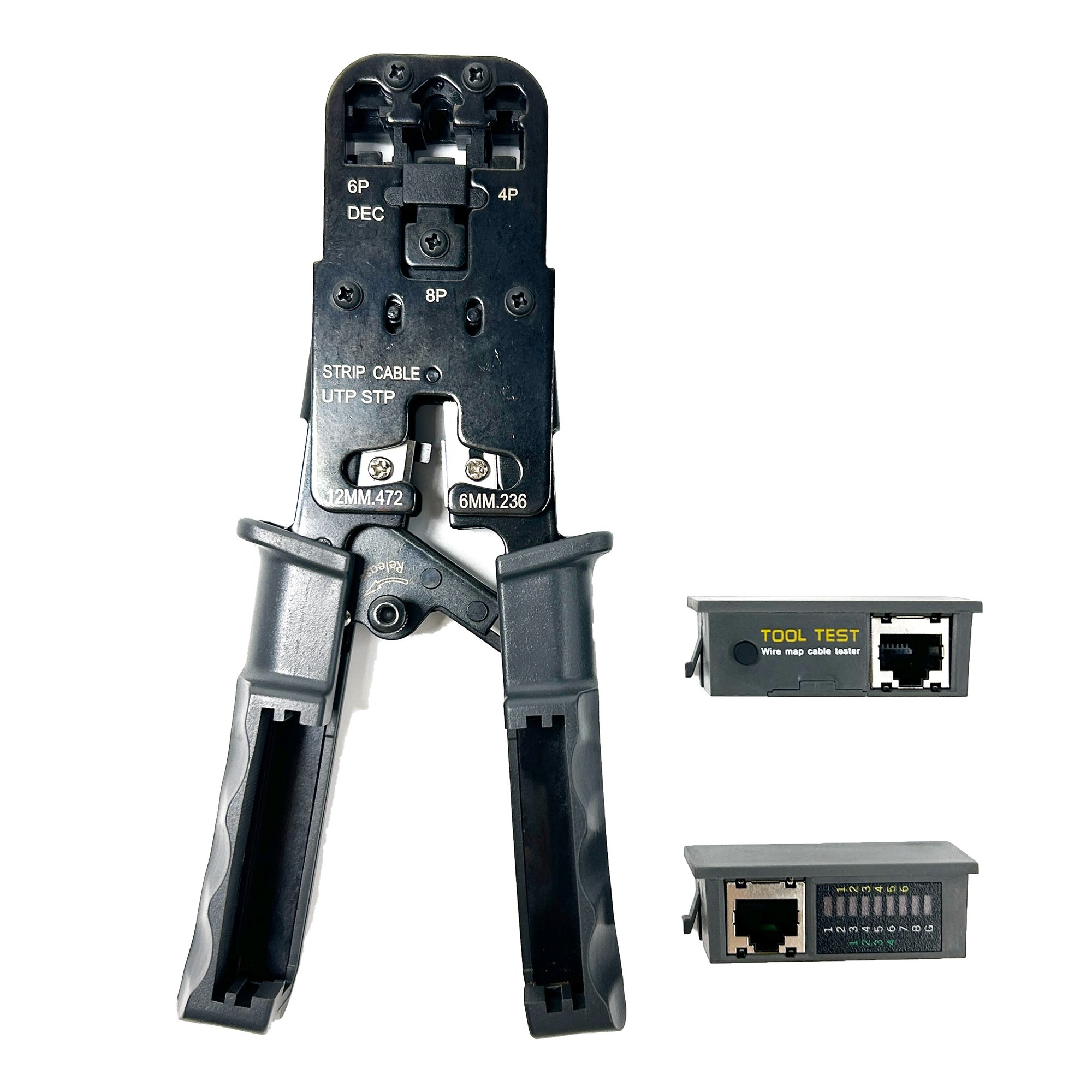 Lan Network RJ45/RJ11/RJ12 Multi wire cutter crimping tool pliers crimper cable tester tool For 8p/6p/4p