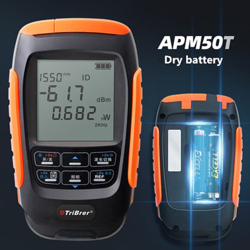 3 in 1 dry battery or lithium battery optical power meter visual fault locator network cable test fiber optic tester