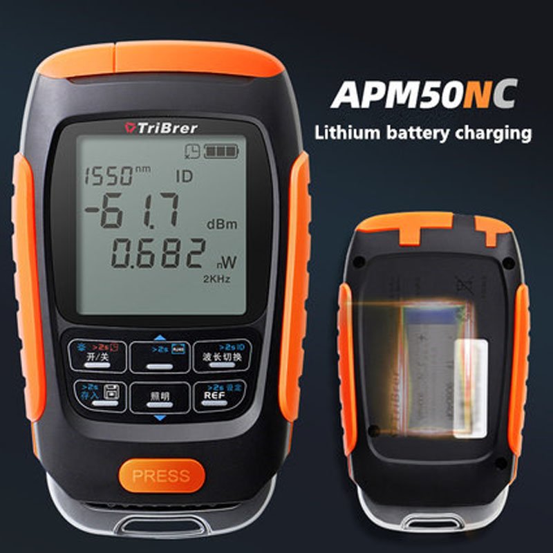 3 in 1 dry battery or lithium battery optical power meter visual fault locator network cable test fiber optic tester