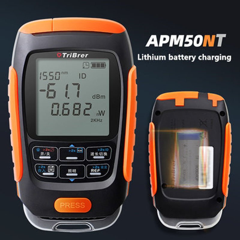 3 in 1 dry battery or lithium battery optical power meter visual fault locator network cable test fiber optic tester
