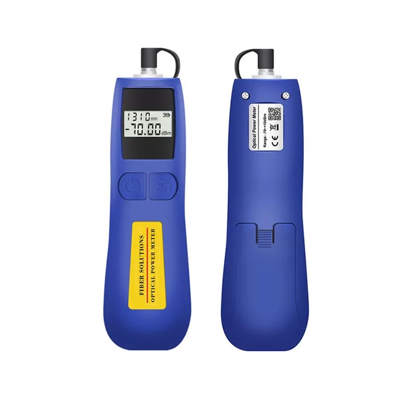 FTTH Solutions Optical Power Meter Wavelength Range 800nm~1700nm Fibra Optica Cable Tester