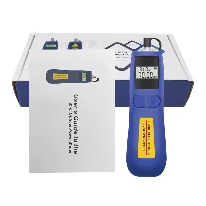 FTTH Solutions Optical Power Meter Wavelength Range 800nm~1700nm Fibra Optica Cable Tester
