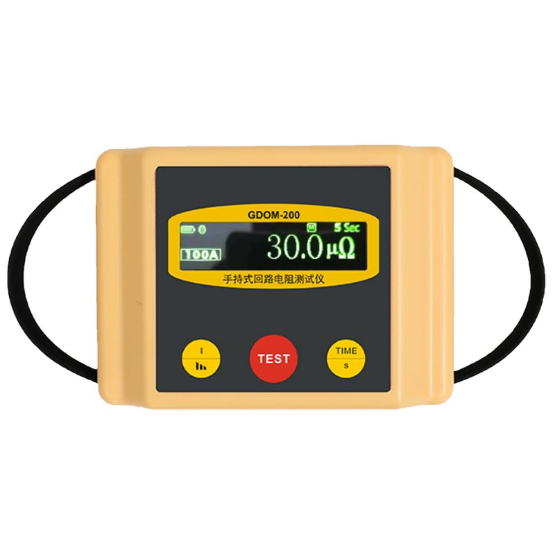 HVHIPOT GDOM-200 Contact Resistance Test Kit Loop Resistance tester