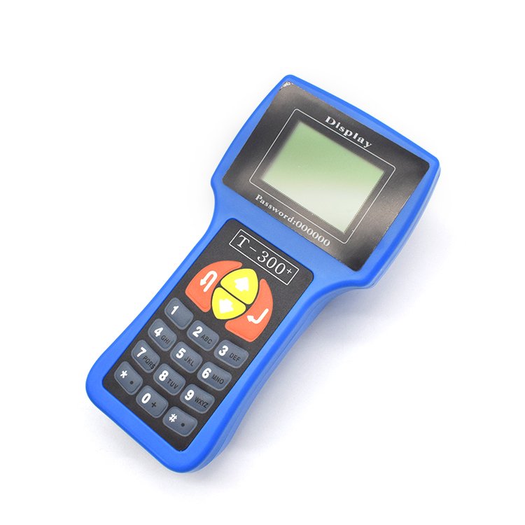 Newest T-code T300+ key programmer V22.9 English blue color Key Programmer Support Multi-brands t 300 Auto Key Programmer