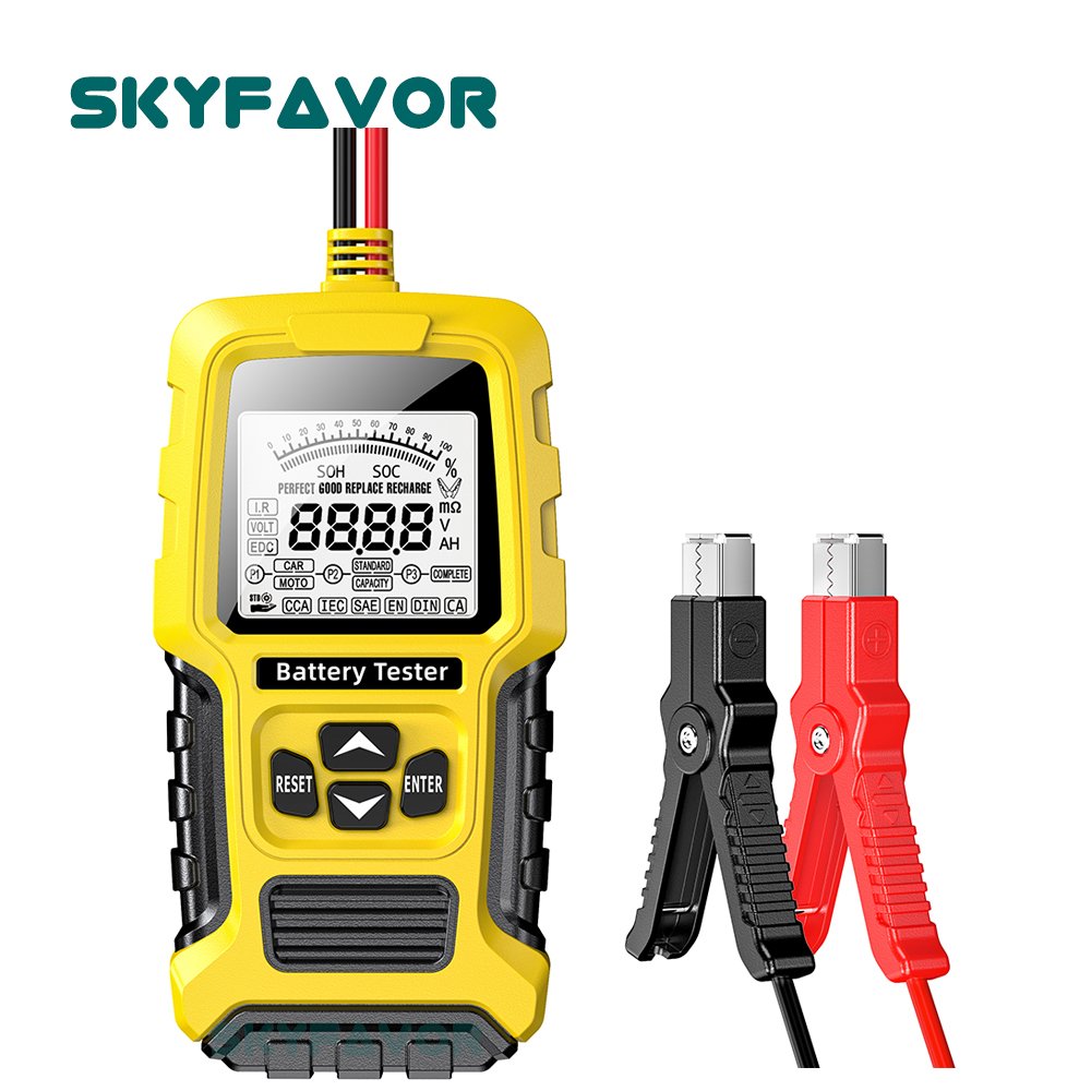 Truck motorcycle car battery teater 12V 24V Universal automatic lead acid battery analyzer with CCA internal resistance tester