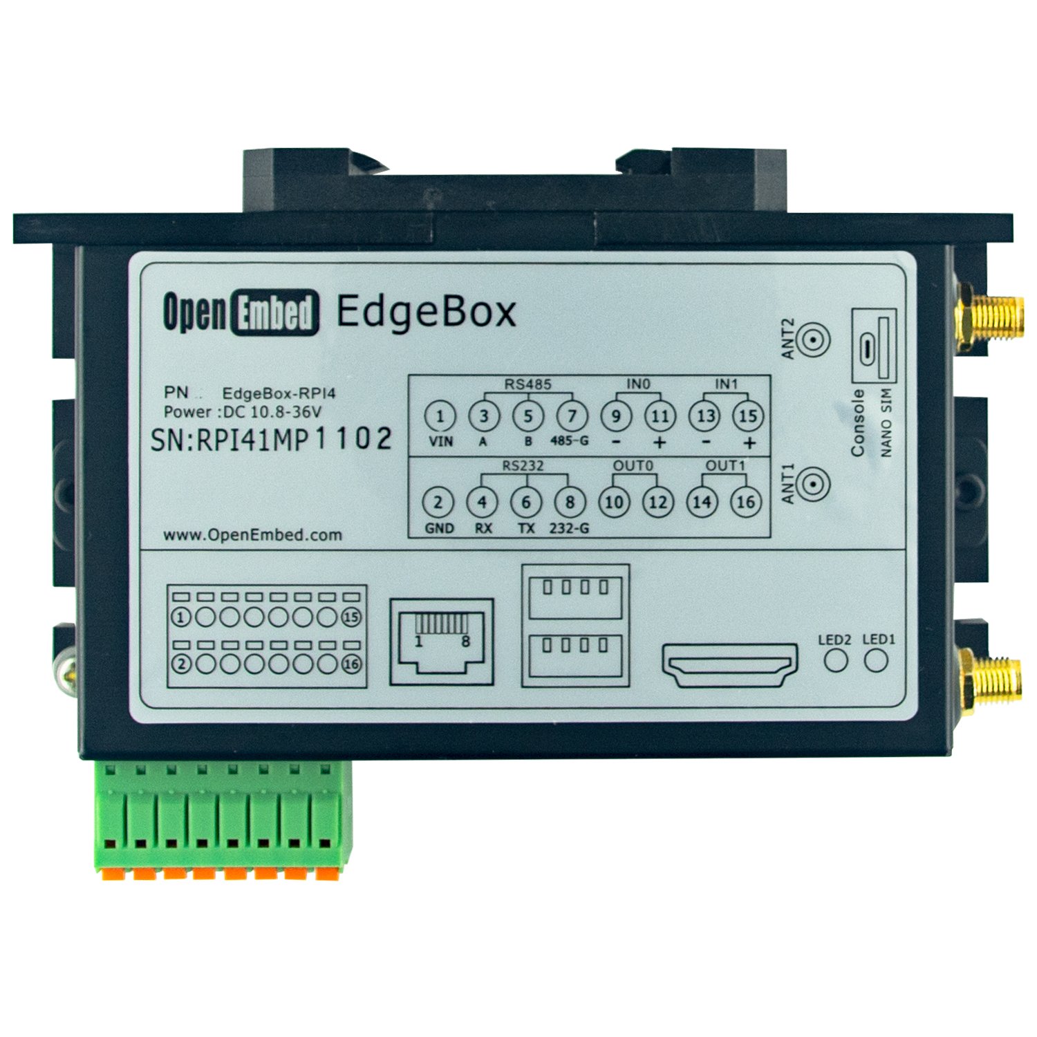 Industrial Raspberry PI IOT Gateway PLC Programming controller Quad-core A72 Modbus RS485 4G WIFI CAN SCADA PLC PAC