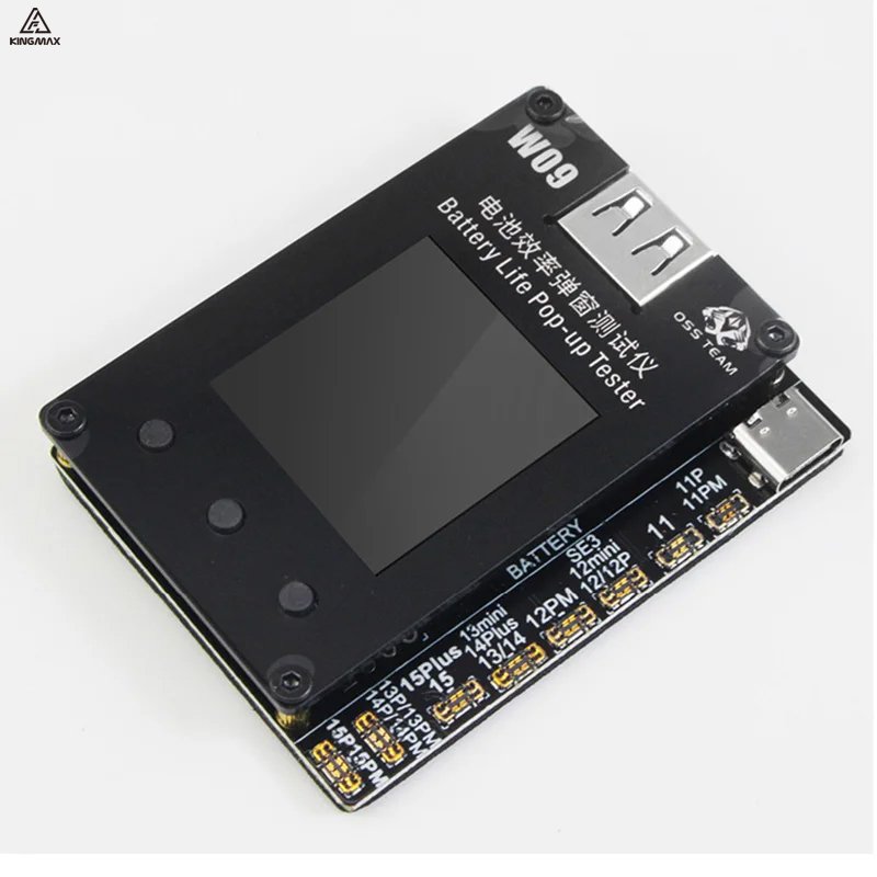 W09 Pro V3 Battery Life Pop-up Tester Battery Health Data Repair Tool No Need Tag Cable For Mobile Phone 11-15ProMax
