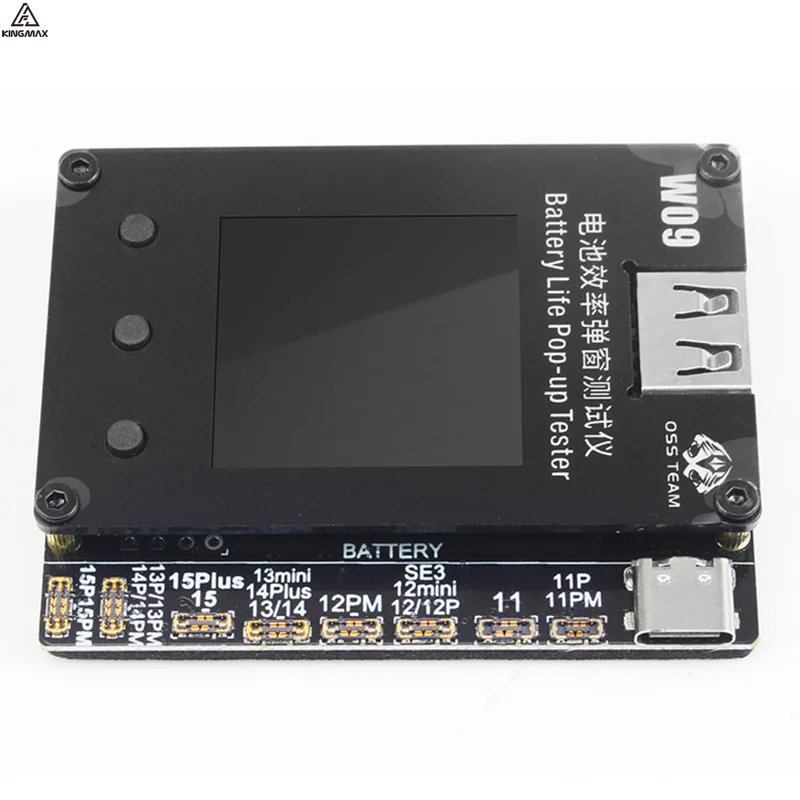 W09 Pro V3 Battery Life Pop-up Tester Battery Health Data Repair Tool No Need Tag Cable For Mobile Phone 11-15ProMax