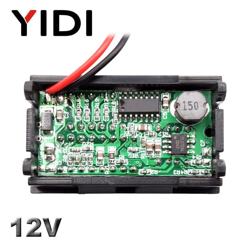 12V Lead Acid Lithium Ion Battery Voltage Capacity Tester Meter Indicator Digital Display Voltmeter Dual USB Checker Measurement