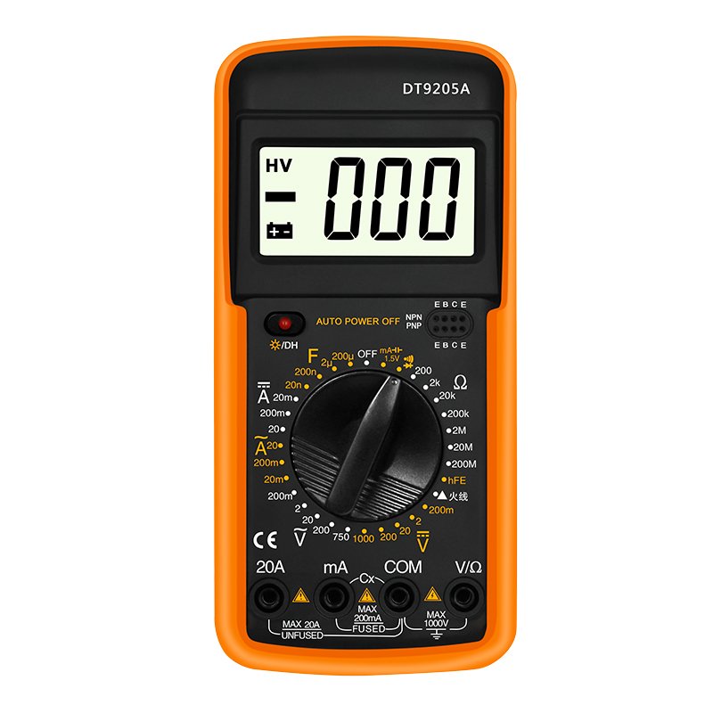 DT9205A AC/DC voltage testers Current Meter Digital smart Multimeter Resistance Tester Pocket multimeter