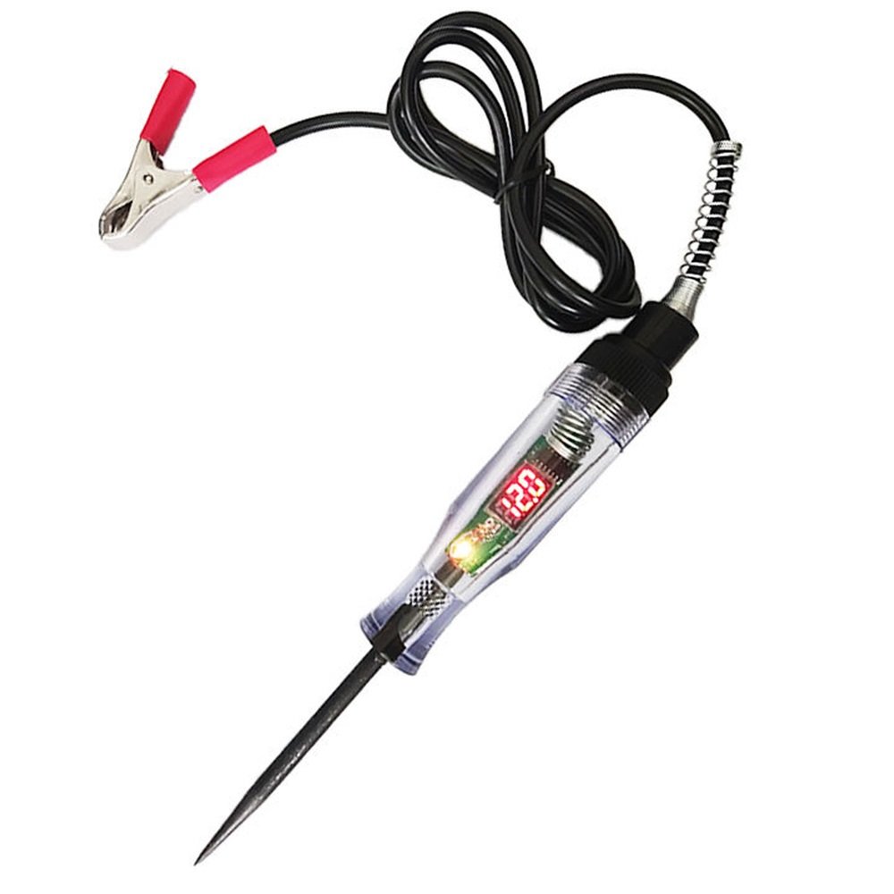 3-36V DC Car Truck Voltage Circuit Tester Digital Display Electric Pen Probe Pen Light Bulb Automobile Diagnostic Tools