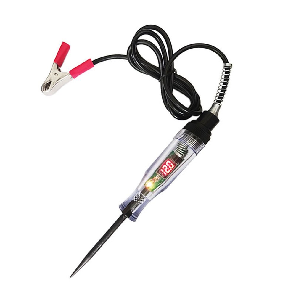 3-36V DC Car Truck Voltage Circuit Tester Digital Display Electric Pen Probe Pen Light Bulb Automobile Diagnostic Tools