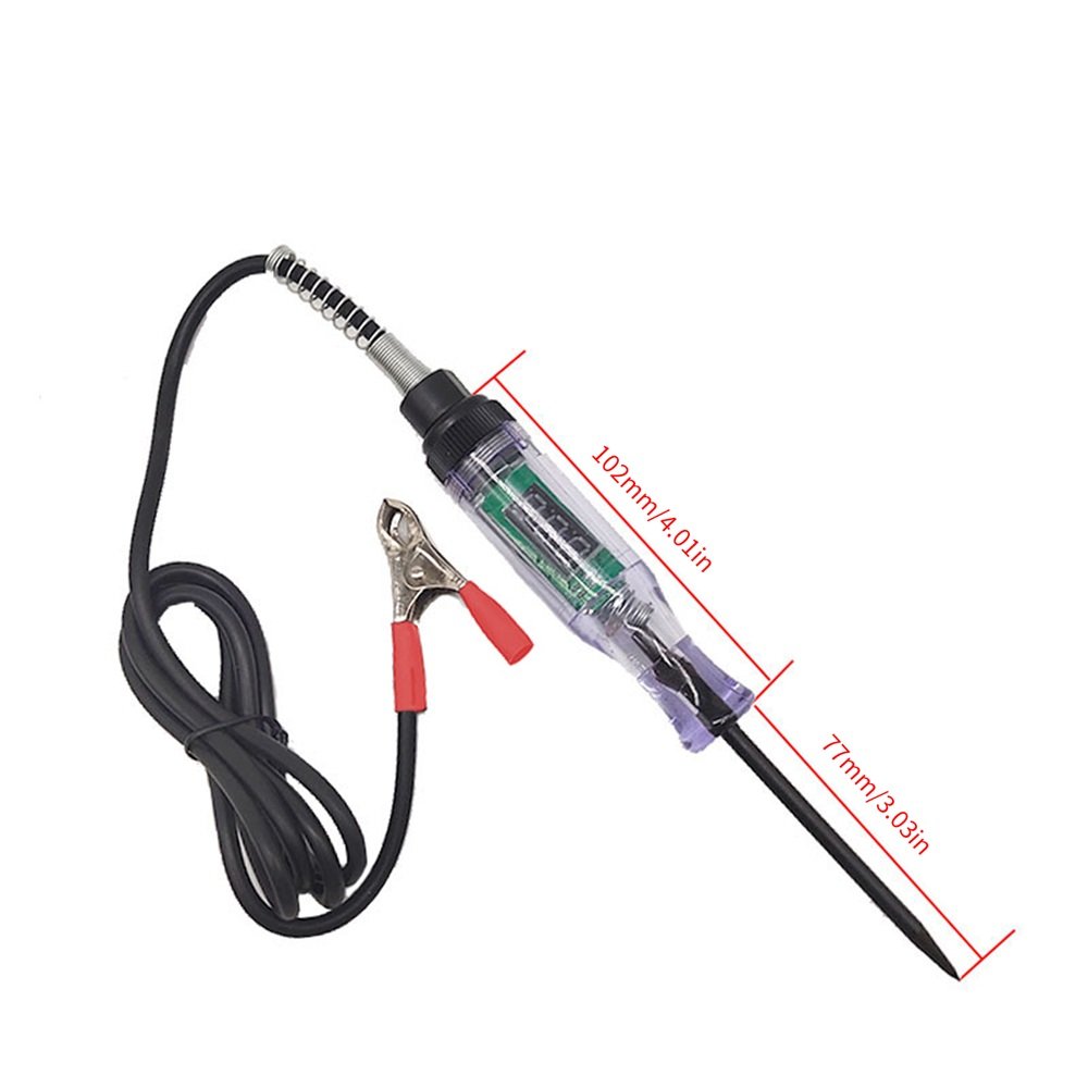 3-36V DC Car Truck Voltage Circuit Tester Digital Display Electric Pen Probe Pen Light Bulb Automobile Diagnostic Tools