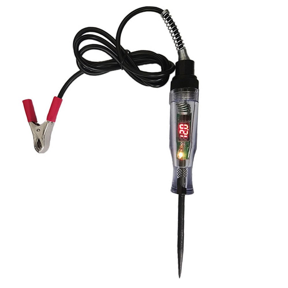 3-36V DC Car Truck Voltage Circuit Tester Digital Display Electric Pen Probe Pen Light Bulb Automobile Diagnostic Tools