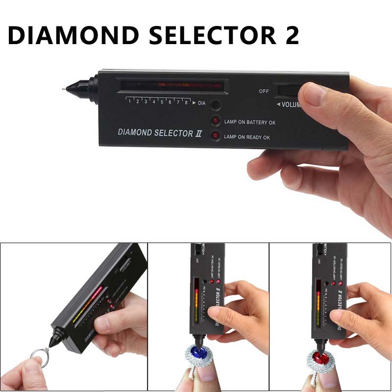 2020 new Professional High Accuracy Diamond Tester Gemstone Gem Selector Jewelry Watcher Tool LED Diamond Indicator Test Pen