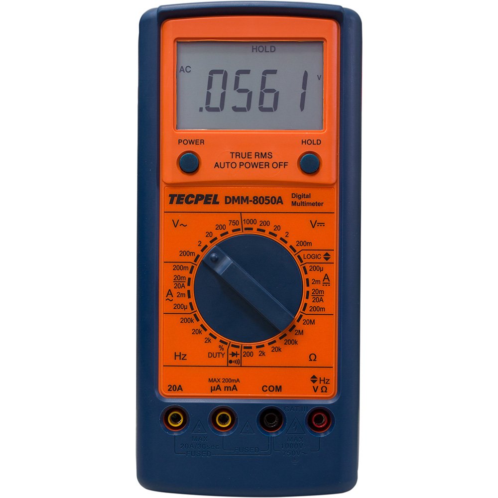 TECPEL DMM-8050A 4 1/2 Digit True RMS handheld Digital Multimeter tester