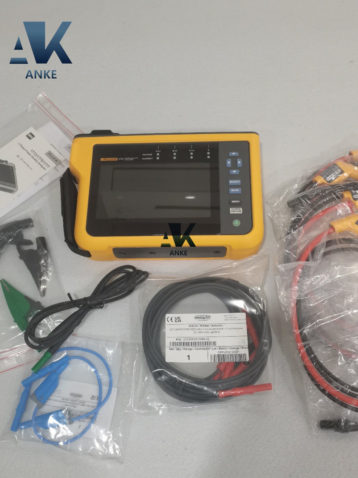 Fluke 1770 Series 1773/1775/1777 Three-Phase Power Quality Analyzers