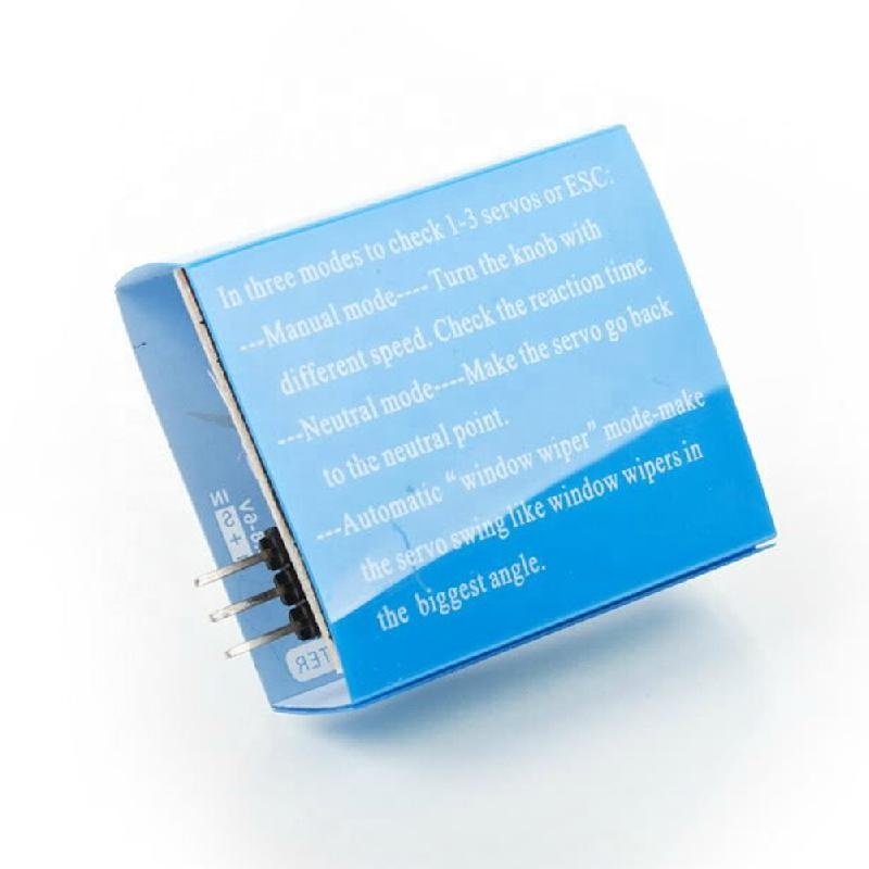 Stemedu 3CH Digital Multi Servo Tester ECS RC Consistency CCMP Master Speed Controller Checker