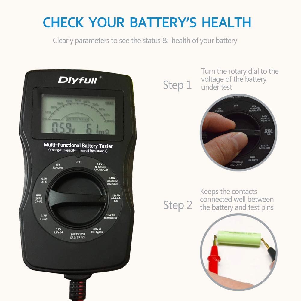 Dlyfull B3 Internal resistance tester internal battery tester intelligent battery tester