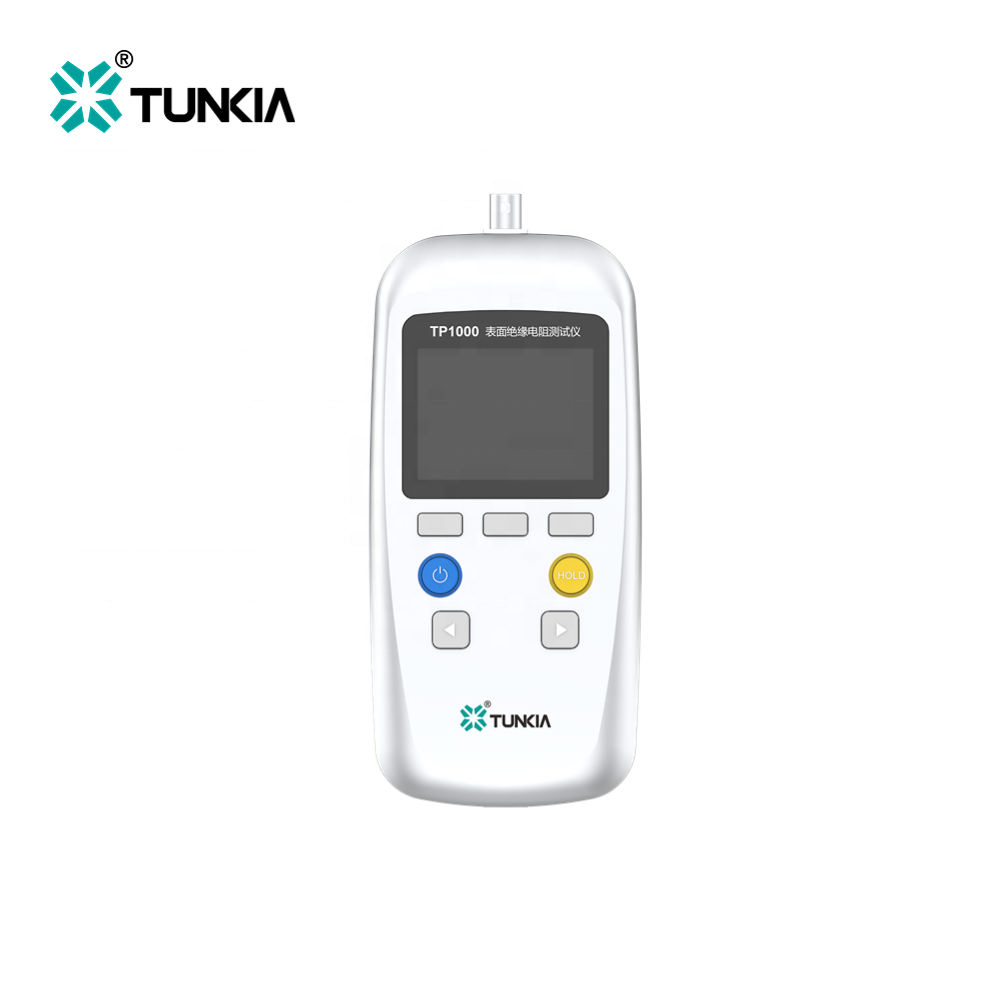TUNKIA TP1000 surface resistance electrostatic leakage resistance tester uncertainty 5% with wide range small size