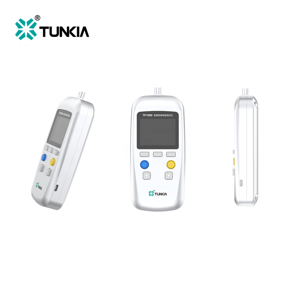 TUNKIA TP1000 surface resistance electrostatic leakage resistance tester uncertainty 5% with wide range small size