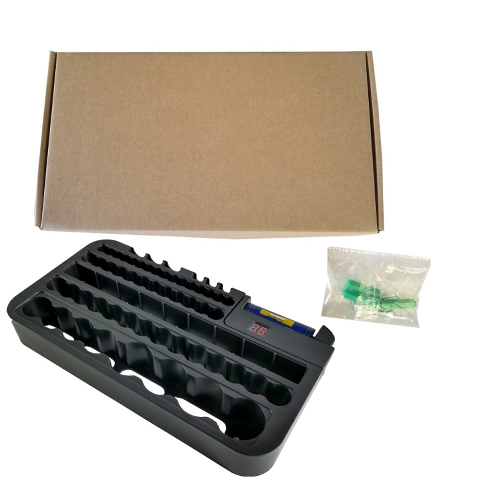 The Battery Organizer Storage Case includes a Removable Battery Tester