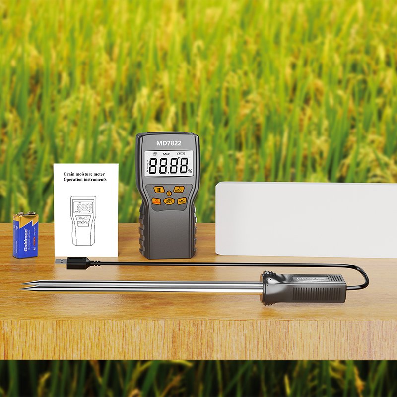 MD7822 Coffee moisture tester digital humidity tester hygrometer use for corn wheat rice bean peanut moisture tester