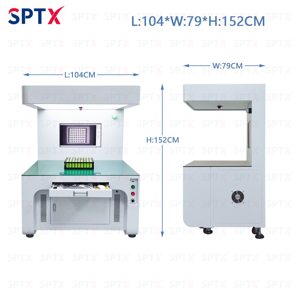 Cylindrical Battery Pack CCD Tester Visual Inspection Testing Machine Polarity Inspection Machine