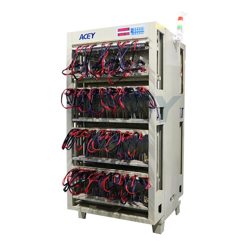 64-Channel 5V 60A Prismatic Cell Capacity Grading Machine Energy Saving Square Lithium ion Battery Charge Discharge Tester