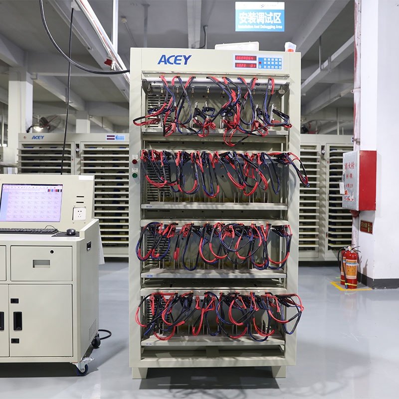 64-Channel 5V 60A Prismatic Cell Capacity Grading Machine Energy Saving Square Lithium ion Battery Charge Discharge Tester