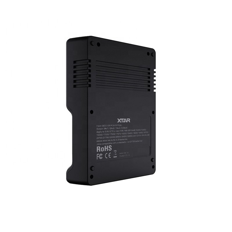 VC4SL intelligent 16340 18650 26650 battery capacity tester and storage function charger, 18650 capacity tester with charger