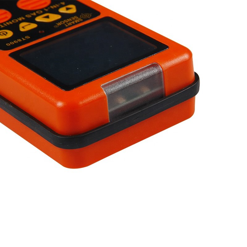 4 in 1 EU Digital Gas Detector O2 H2S CO LEL Handheld Mini Gas Analyzer Air Monitor Gas Leak Tester Carbon Monoxide Meter ST8900