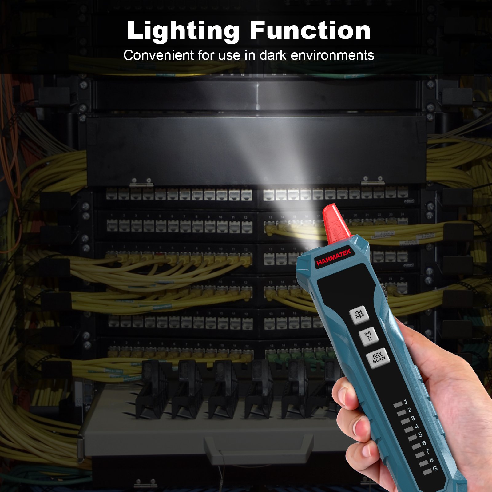 Line Finder Wire Tester Network Cable Diagnose Tester RJ45 RJ11 Multifunctional Intelligent Line Checker