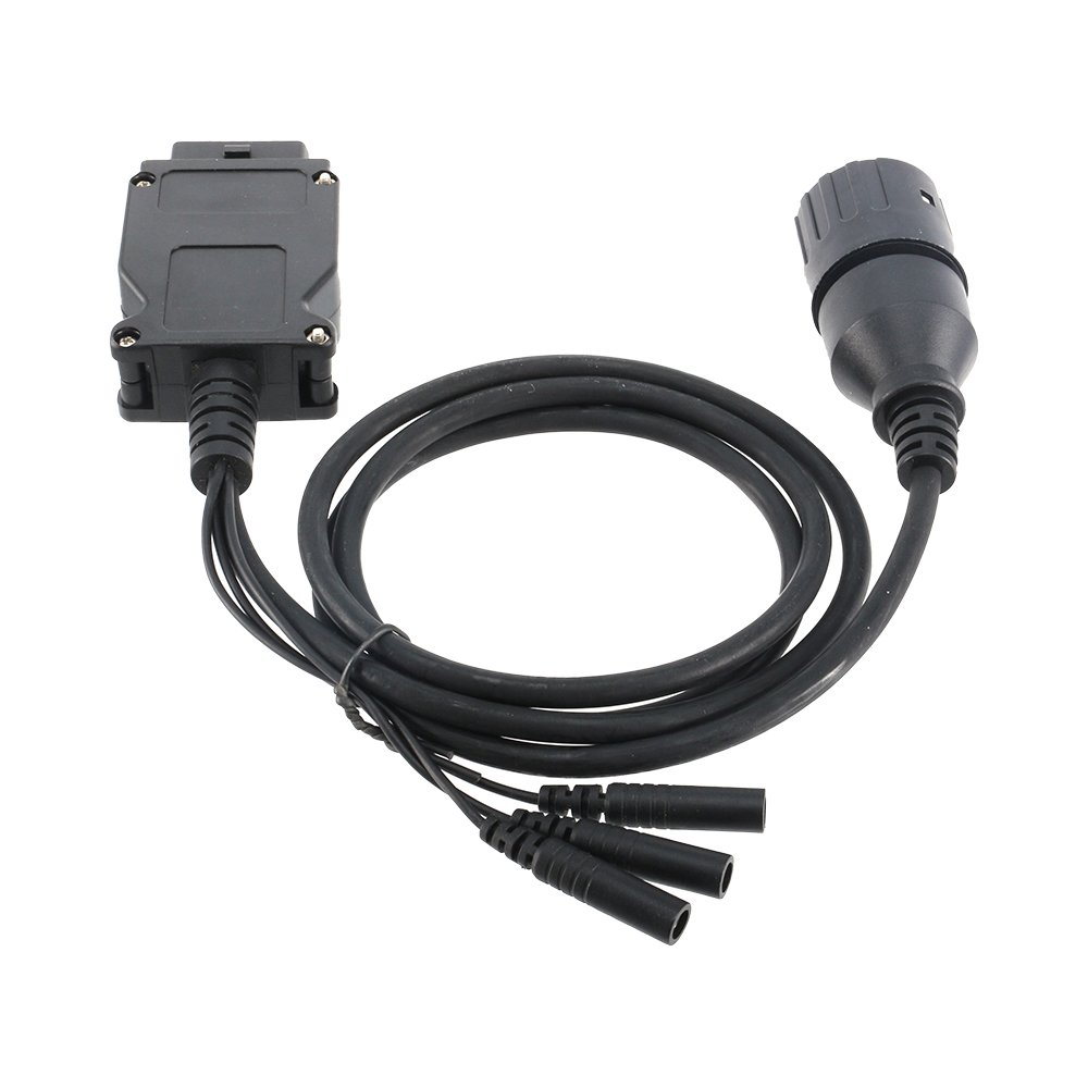 Motorcycle ICOM D OBD2 Diagnostic Cable 10Pin Program Wire Scanner Extension Connector Motorbike Repair Accessory