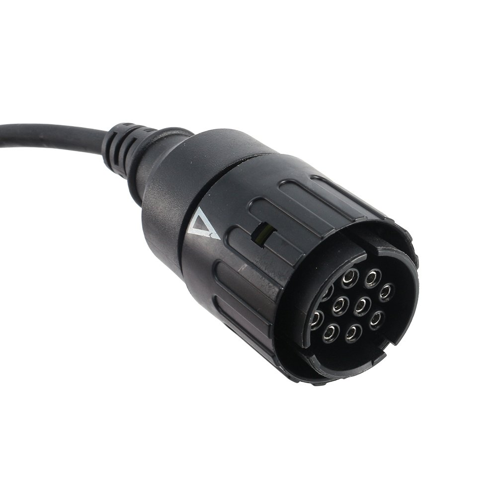 Motorcycle ICOM D OBD2 Diagnostic Cable 10Pin Program Wire Scanner Extension Connector Motorbike Repair Accessory