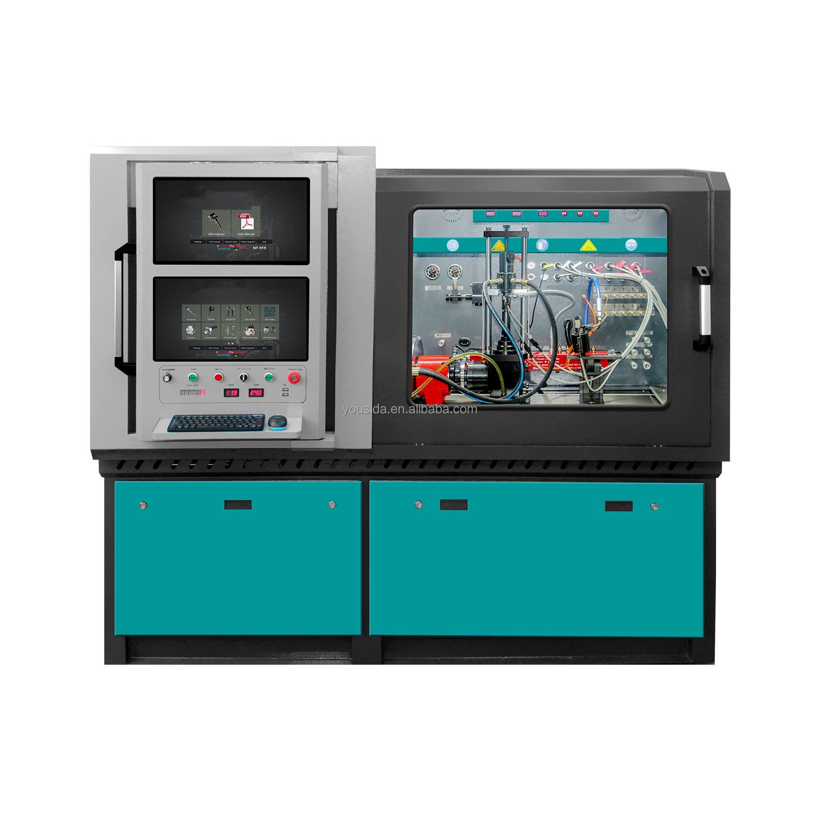 EPS919 Diesel Common Rail Test Bench EUI EUP HEUI VP37 VP44 For Injector Testing Common Rail Injector Pump Test Bench