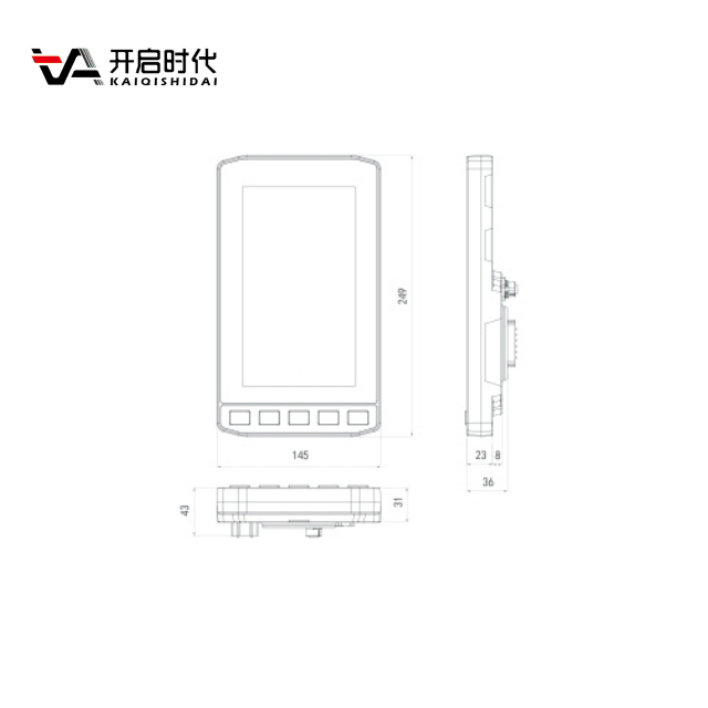 Wholesale Large Order Quantity 8 Inch Lcd Dashboard Auris Loader Instrument Panel Excavator Digital Display