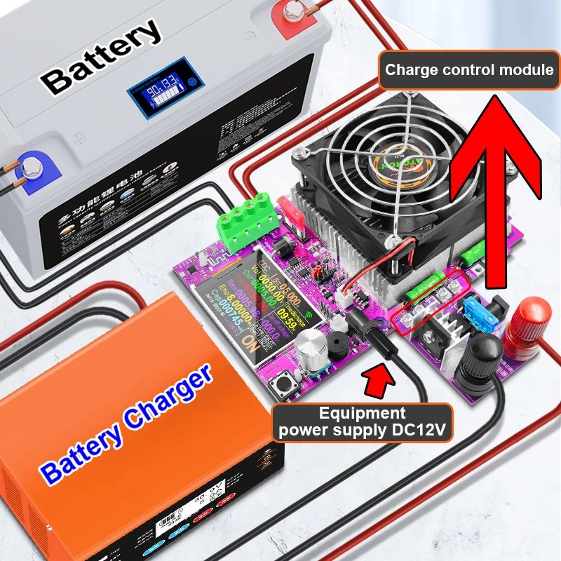ATORCH DL24EW Tuya APP WiFi Smart Electronic Load Tester 18650 Voltage Current 72V Car Battery Test Box Capacity Monitor Tools
