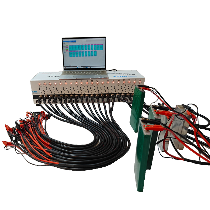 20 Channel 5V10A Lithium Battery Cell Charge And Discharge Testing Battery Capacity Tester with 10A voltage equalization with PC