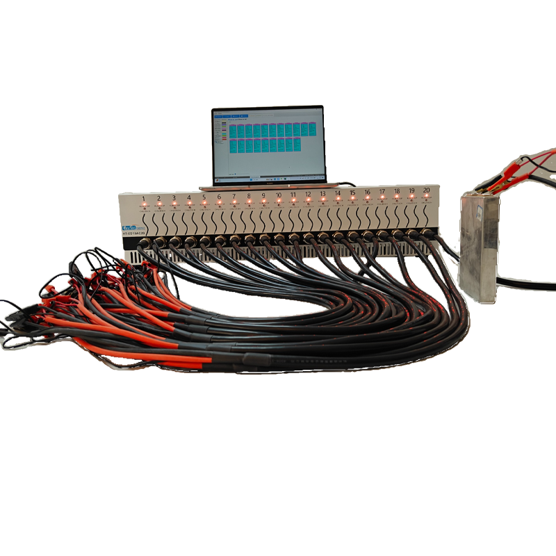 20 Channel 5V10A Lithium Battery Cell Charge And Discharge Testing Battery Capacity Tester with 10A voltage equalization with PC