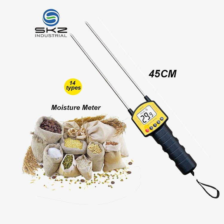 Portable Digital Moisture Meter LCD Laboratory Industrial Use Hygrometer Tester Grains Corn Wheat Rice Peanut Moisture Content