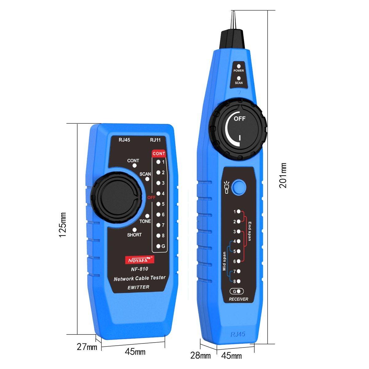 NF-810 tone generator probe lan cable tracker tester NOYAFA