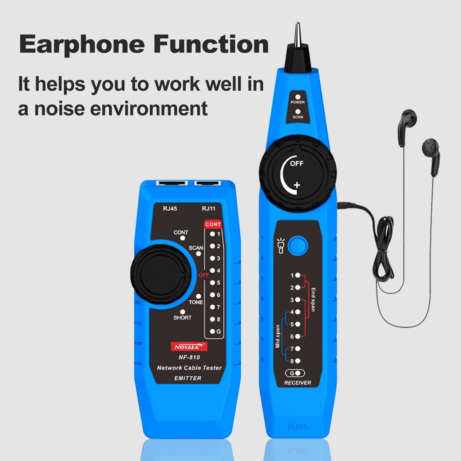 NF-810 tone generator probe lan cable tracker tester NOYAFA