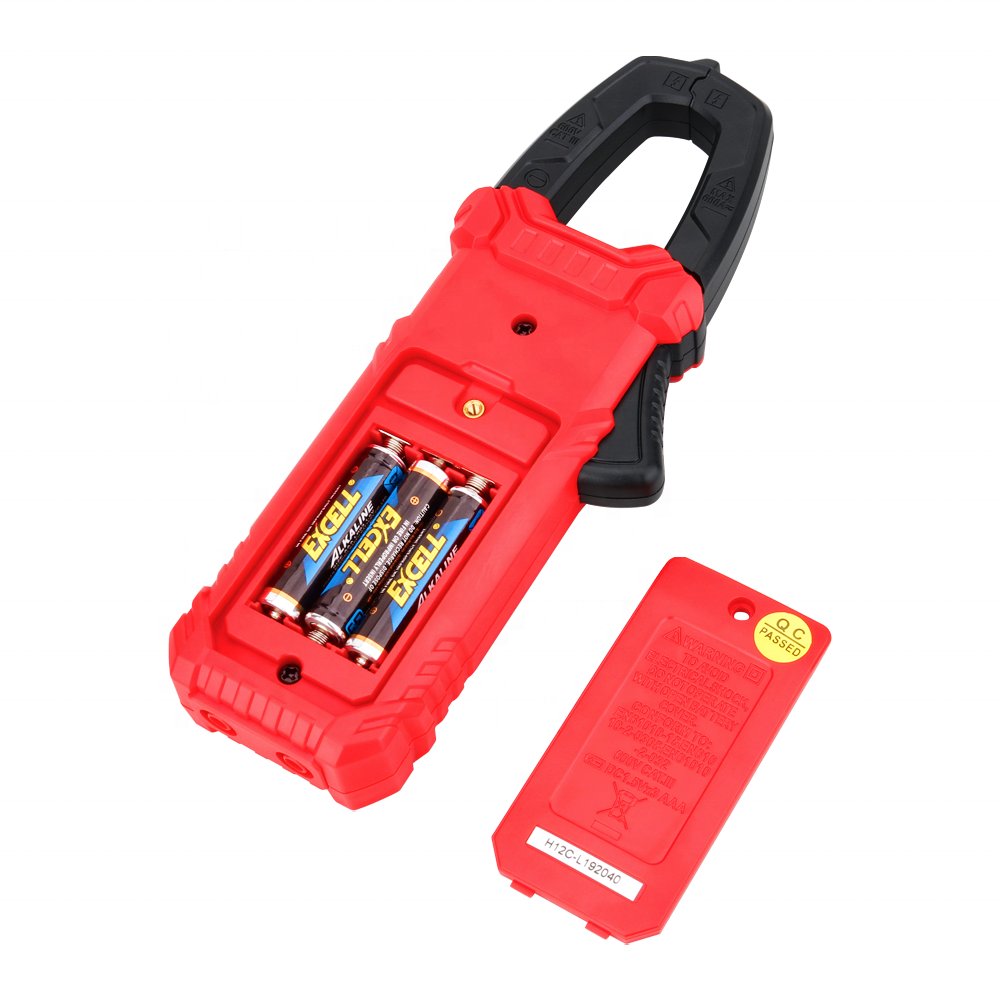 GVDA Inrush Clamp Meter 600A True RMS AC/DC Current Amp Meter Measures Current Voltage Temperature Capacitance Tester