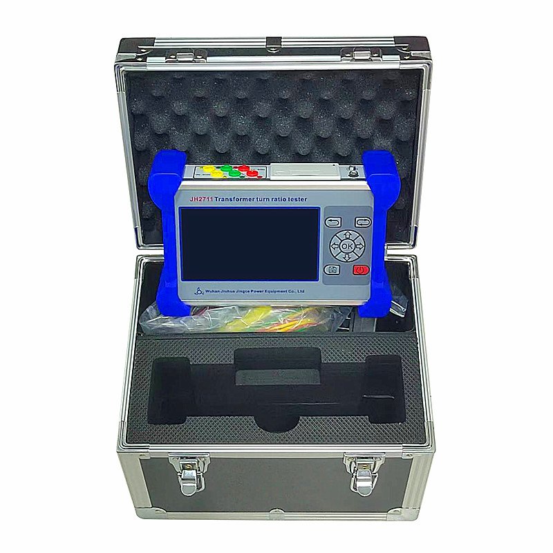 English/Spanish Languages Built-in Battery Portable Handheld 3 Three Phase Automatic TTR Meter Transformer Turns Ratio Tester