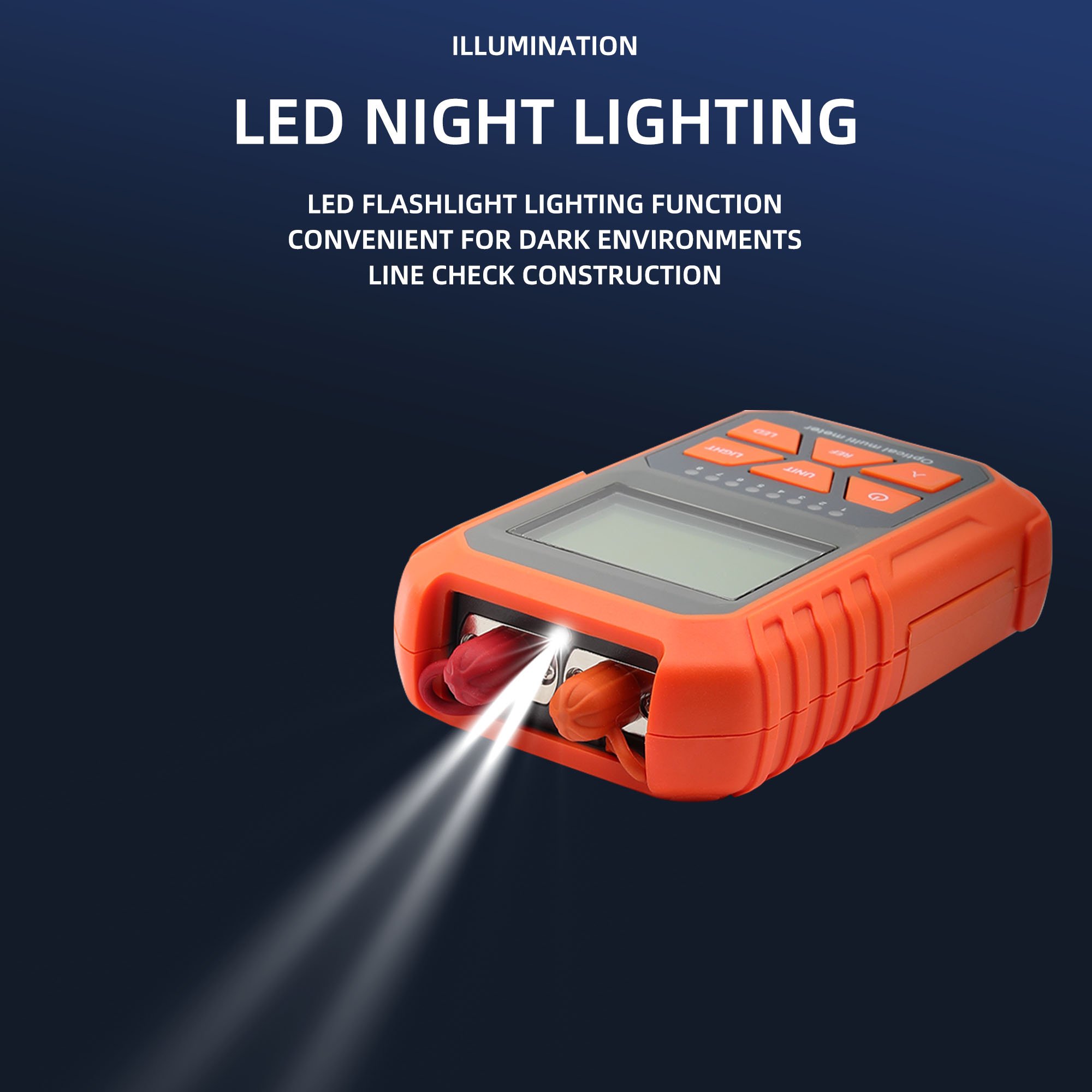 4 IN 1 Charging RJ45 Network Cable Tester 5mW Optical Power Meter Visual Fault Locator all-in-one machine Fiber Optic Multimeter