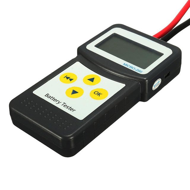 Original 12V Car Battery Tester Micro-200 High Battery Capacity Tester for Gel Flood