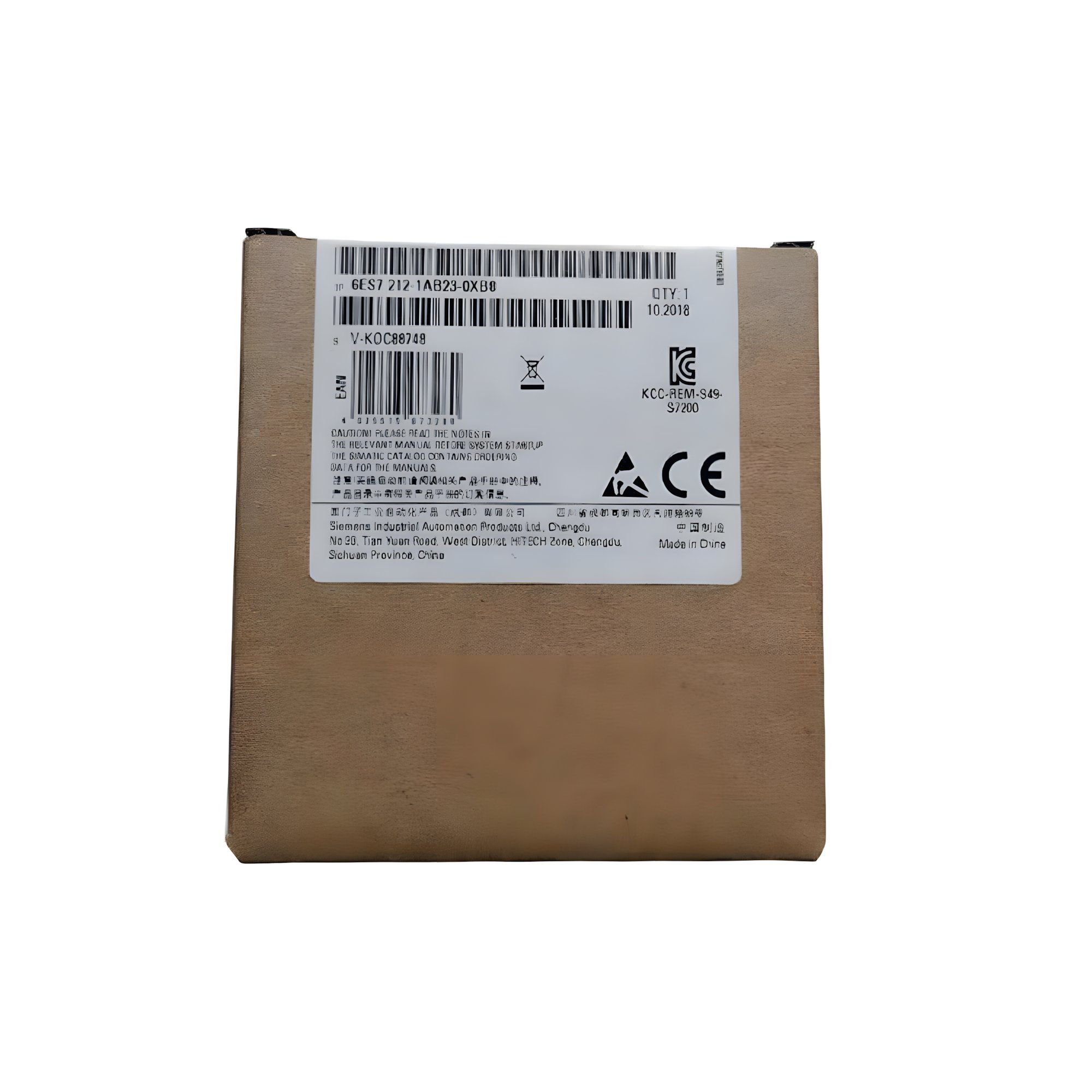 Factory New Compact Unit S7-200 CN 6ES7 212-1AB23-0XB8 CPU 222 for PLC PAC & Dedicated Controllers
